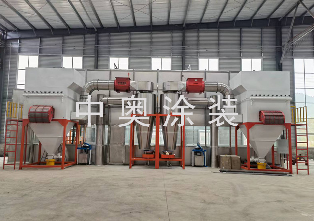 防爆大旋风喷粉房系统